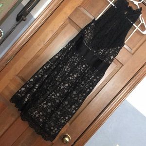 Black Lace Banana Republic Dress